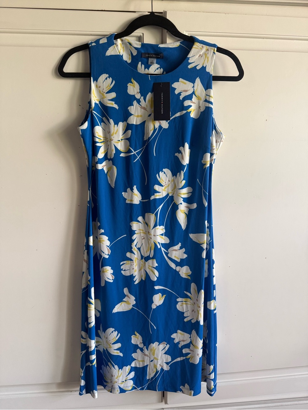 Tommy Hilfiger Blue Floral Midi Dress